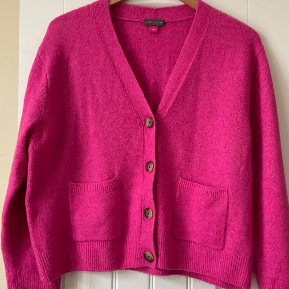 VINCE CAMUTO💞Pink Cardigan Sweater - Picture 1 of 3